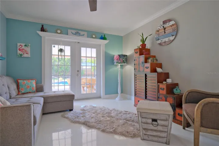 Family Room French Doors