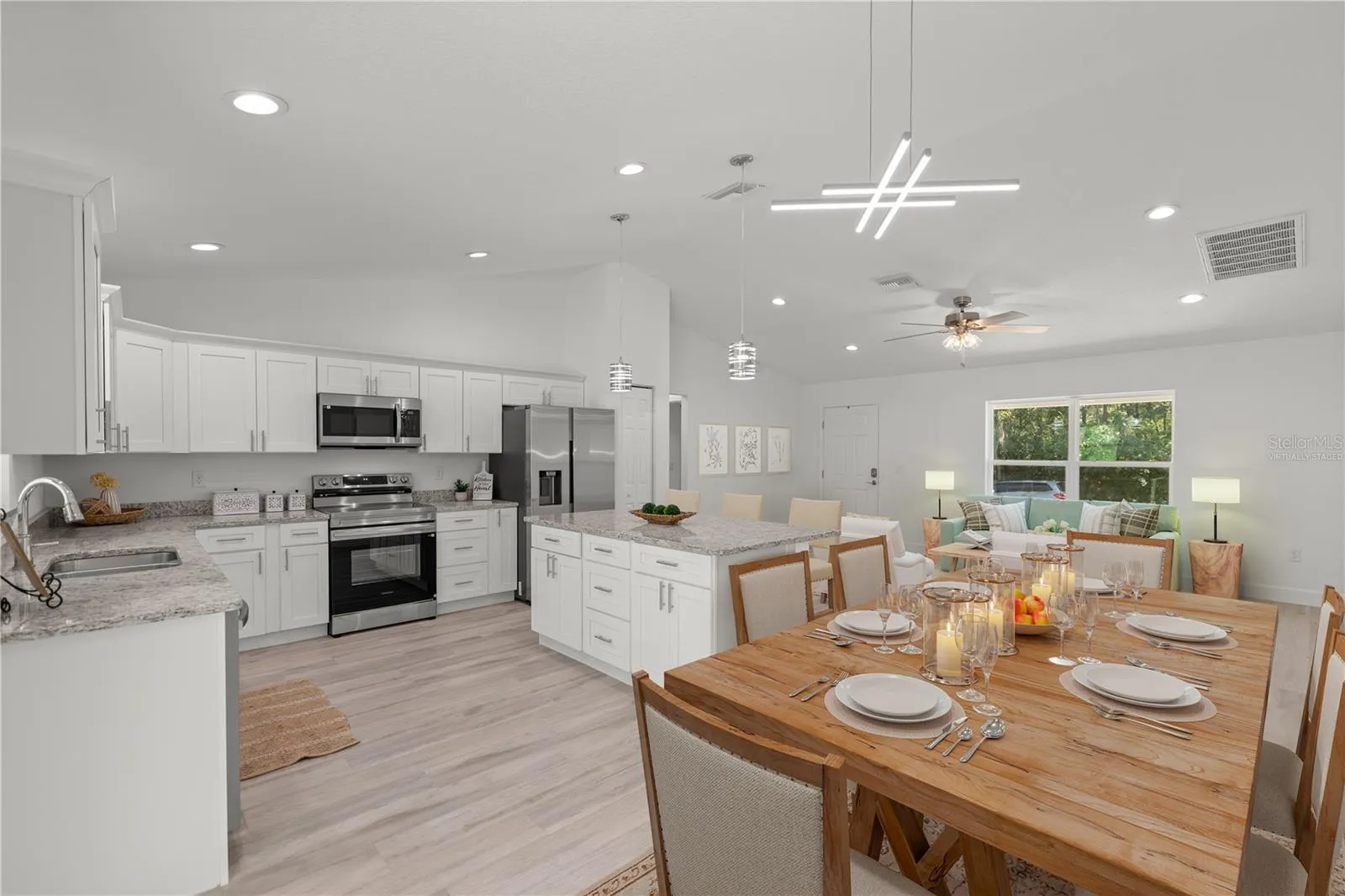 View of Dining Room-Virtually Staged