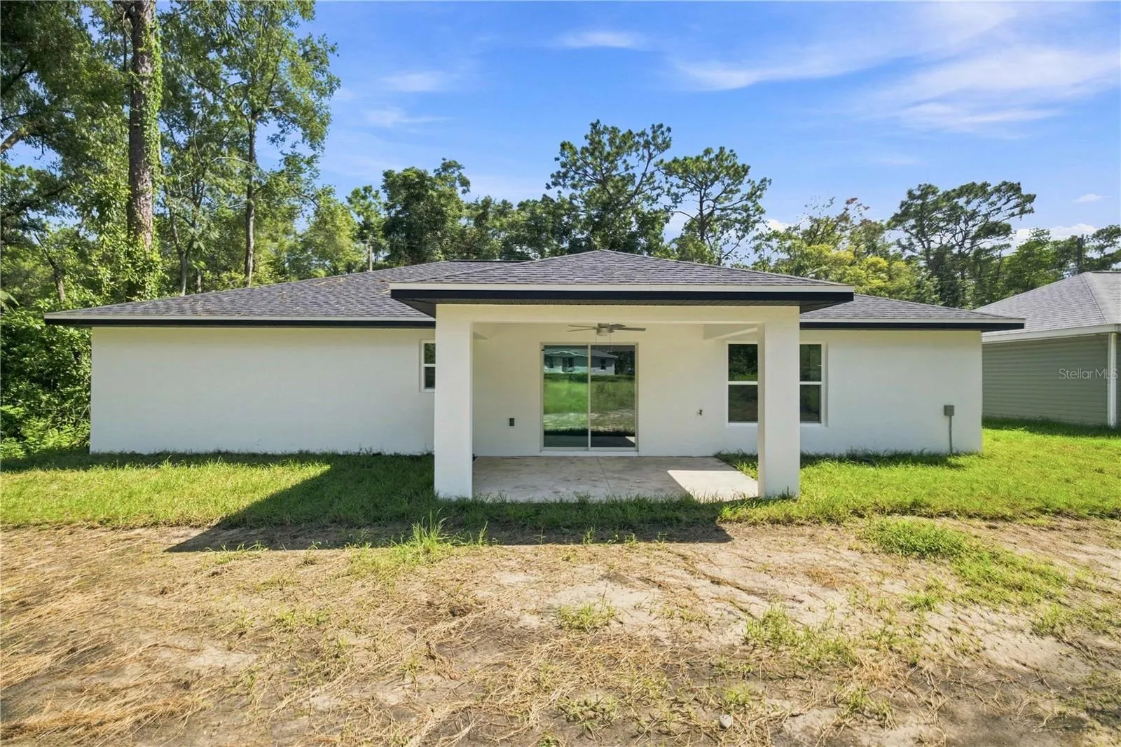 Rear View of Home