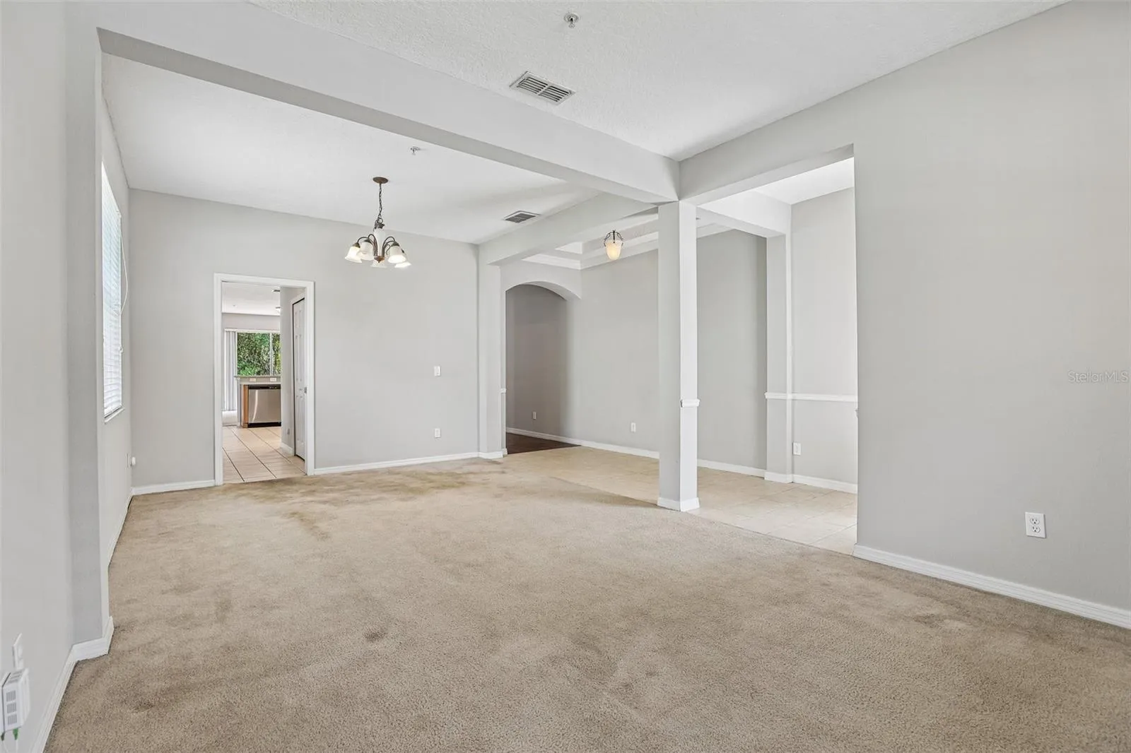 Formal living and dining.