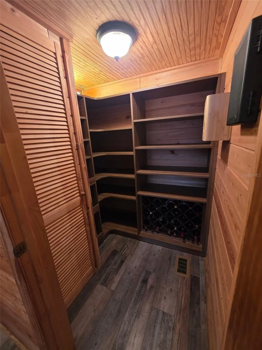 Pantry with new shelving