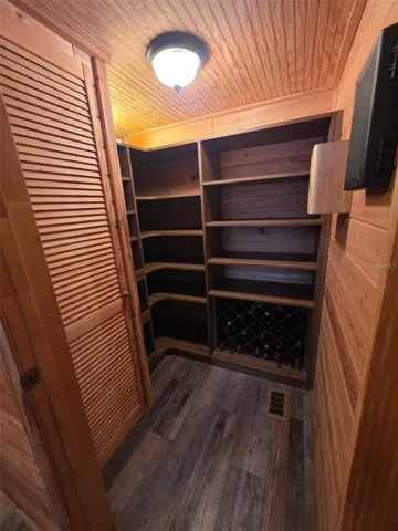 Pantry with new shelving