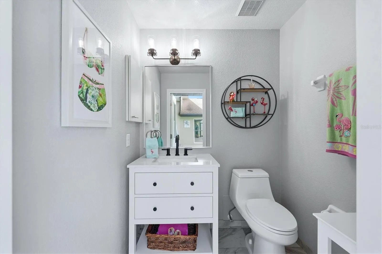 Outdoor pool bathroom