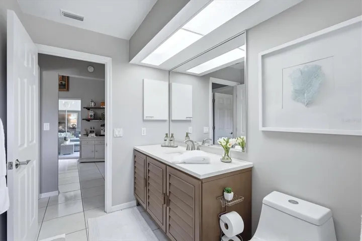 Guest bath recently remodeled