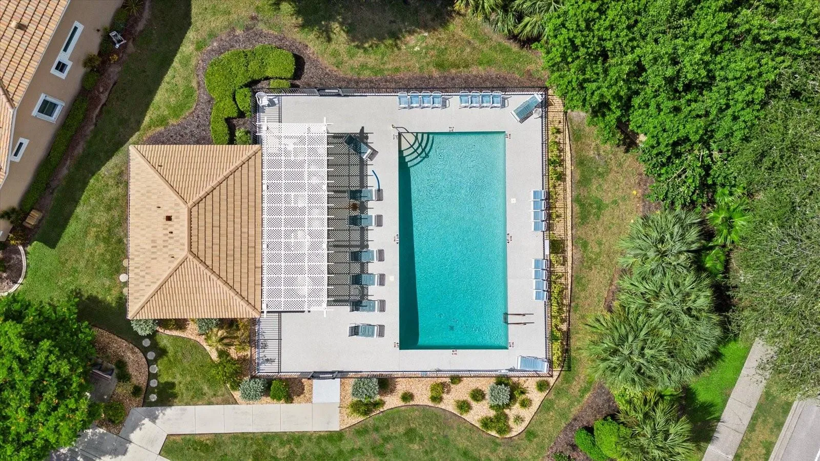 Aerial of Community Pool