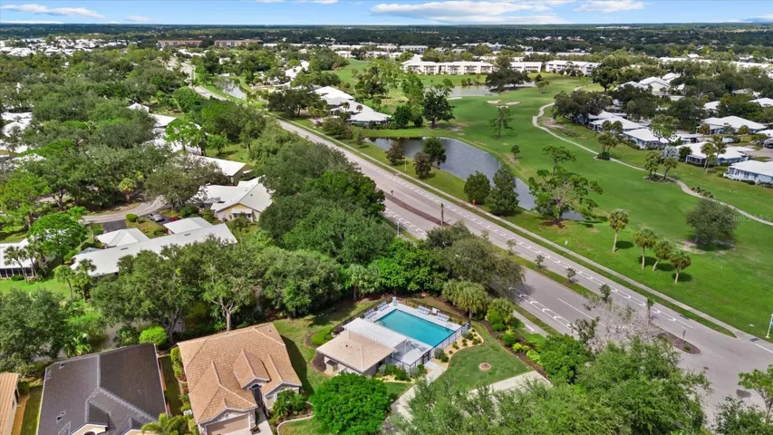 Aerial of Community Pool