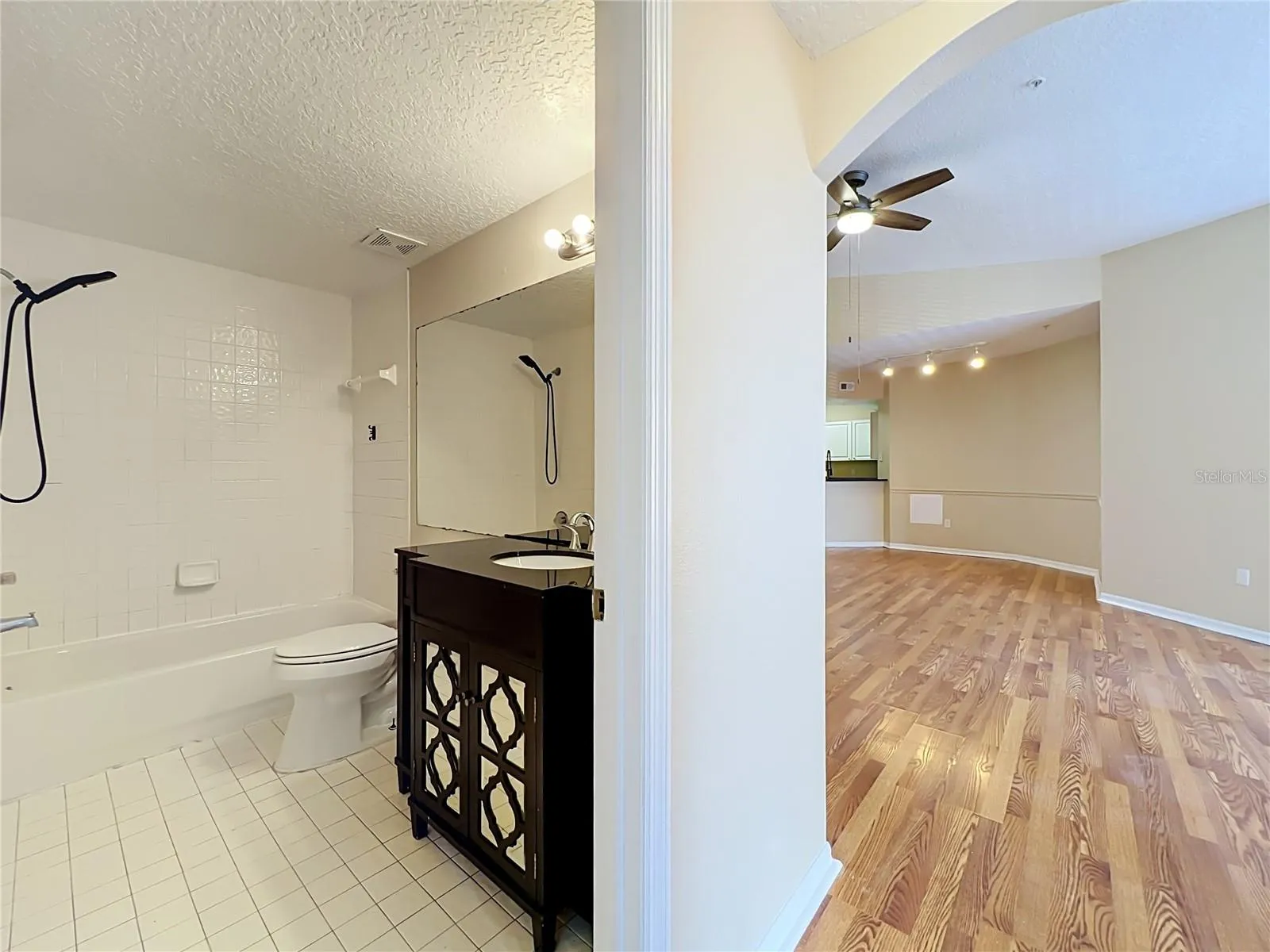 Bathroom 2 and Family room