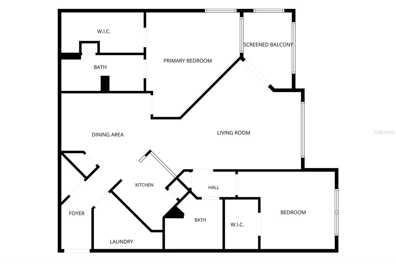 Floor Plan Without Dimensions.