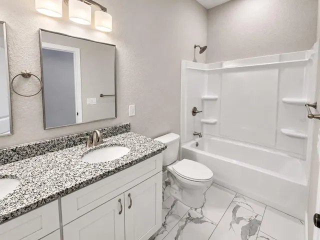 Guest Bath Model Dual Sinks