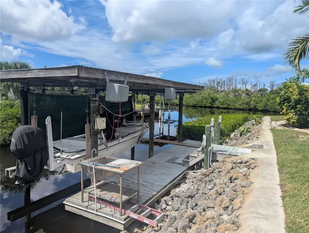 Boat dock and lift 3