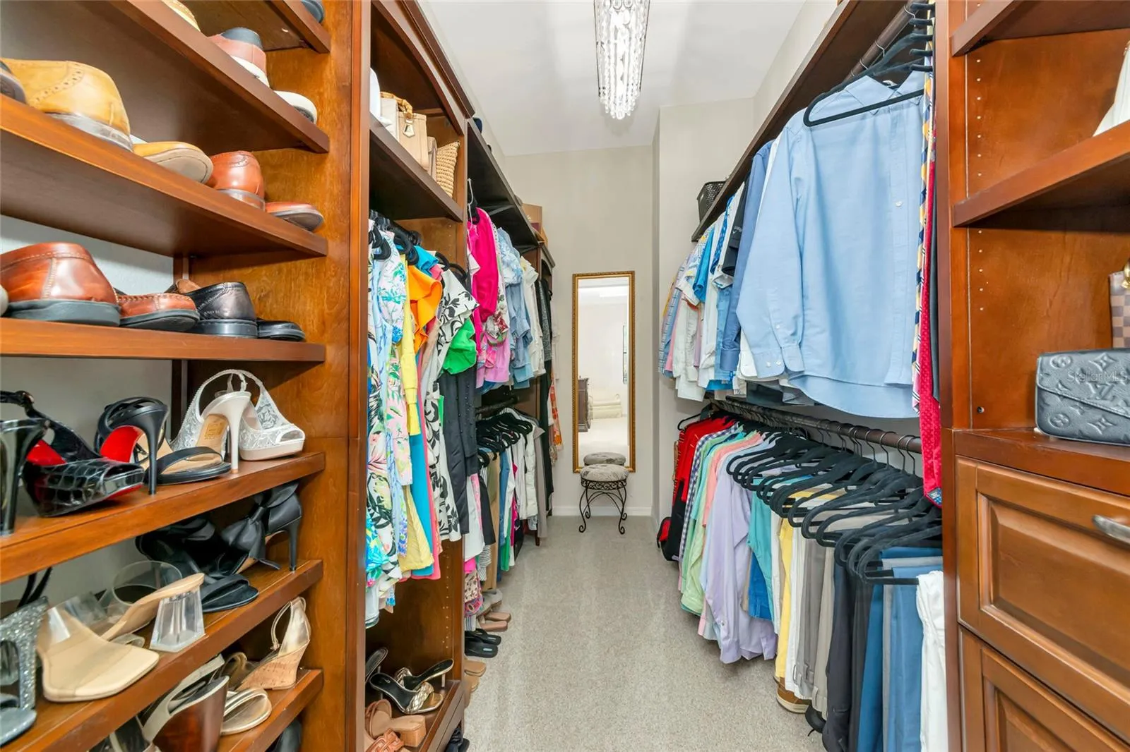 Primary closet