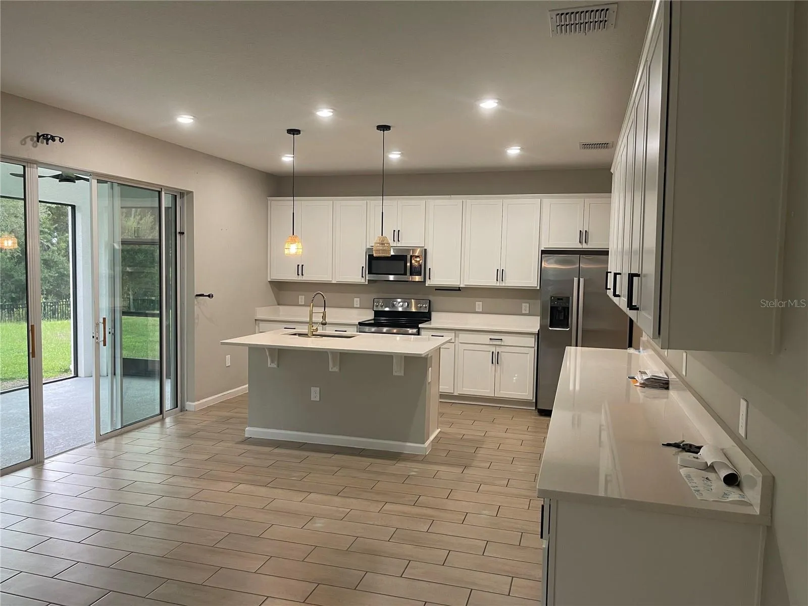 Kitchen/Dining/Living