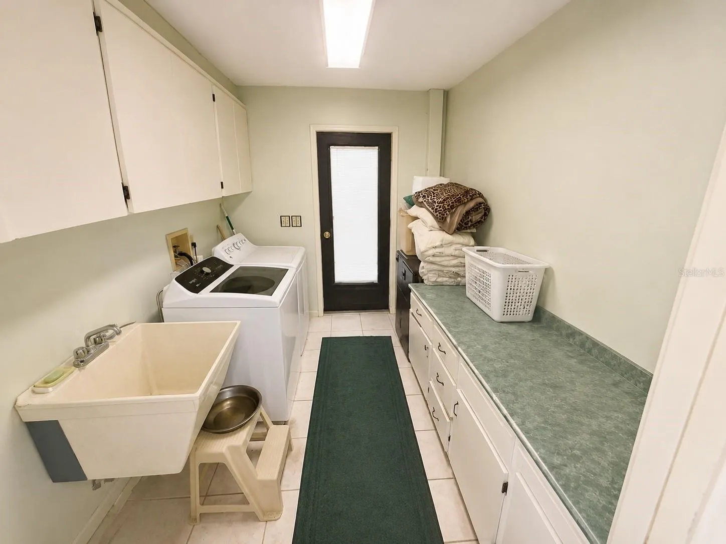 Laundry room. Digitally enhanced