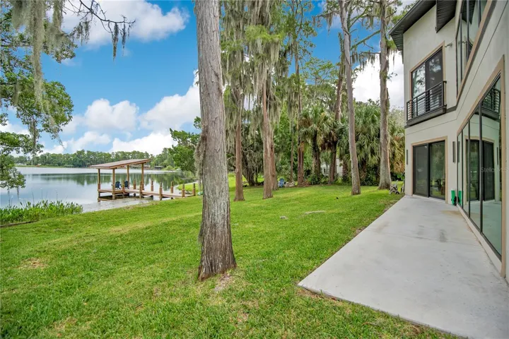 Backyard &amp; Covered Dock