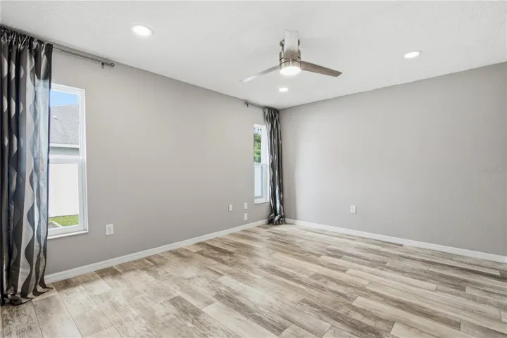 Unstaged Master Bedroom
