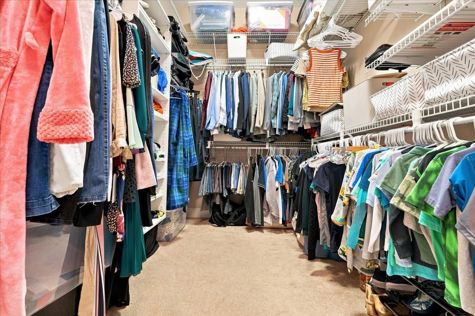 Primary Suite Walk In Closet