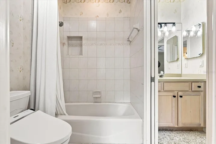 Jack & Jill Split Guest Bathroom