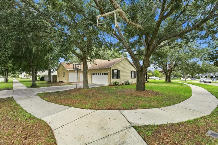View from street corner lot