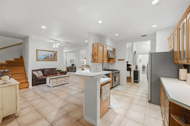 View of open floor plan