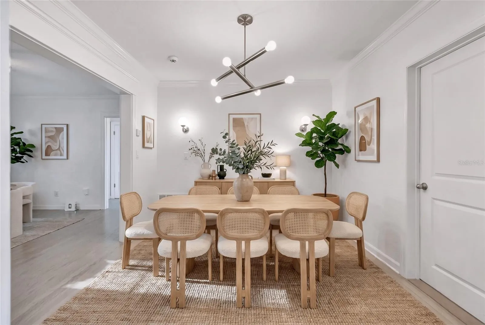 Staged Dining Room