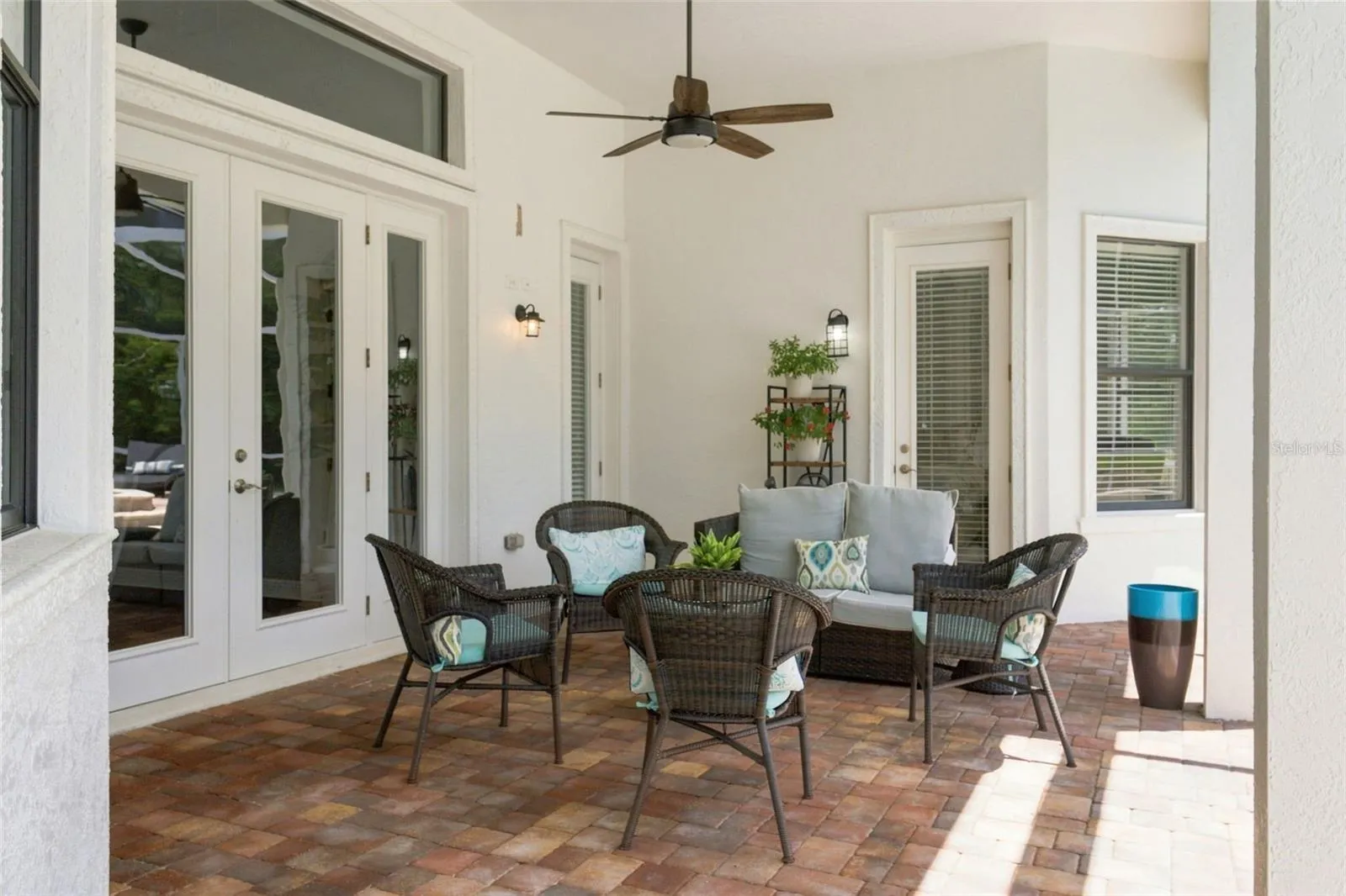 Covered Outdoor Seating Area