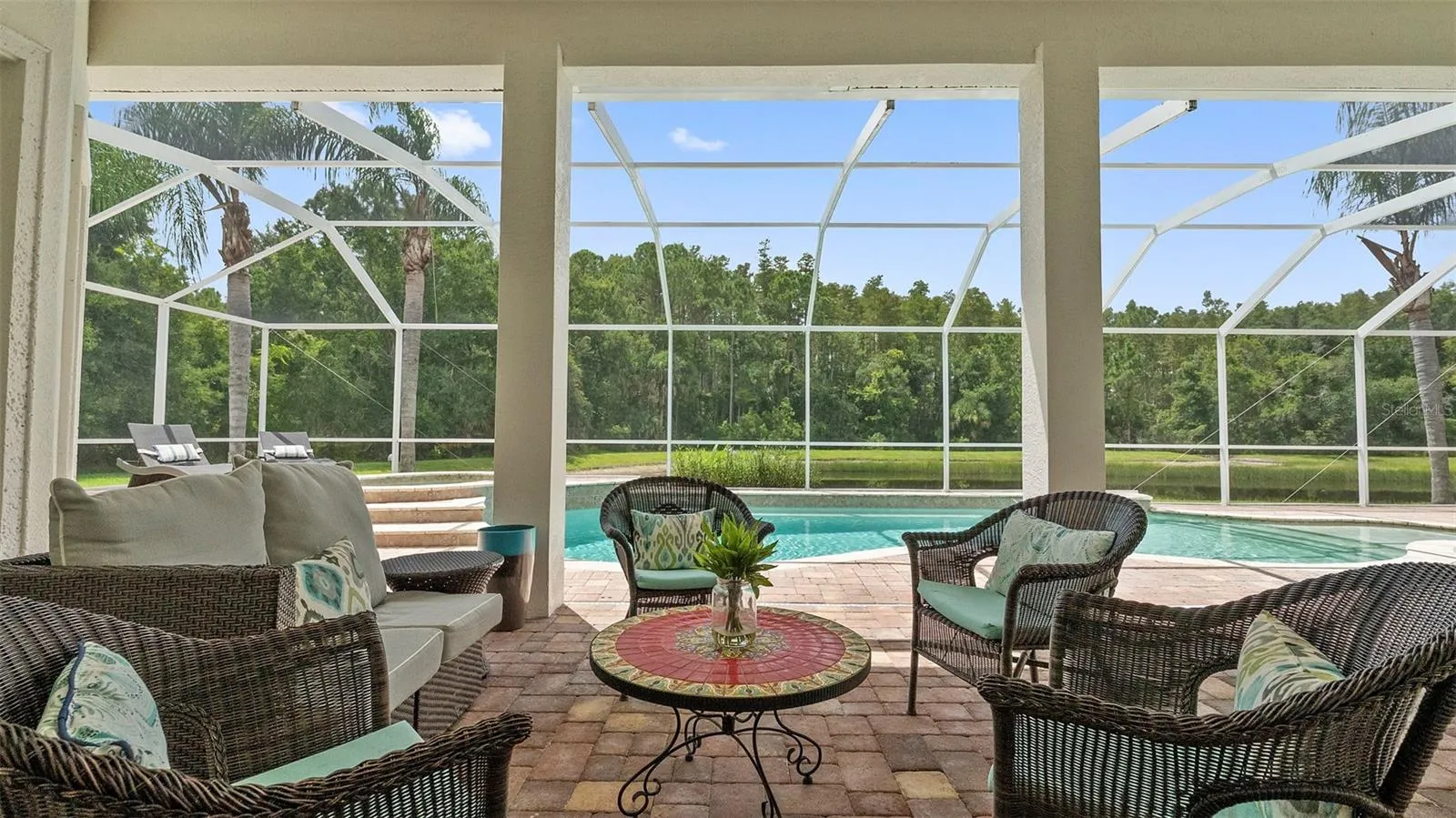Covered Outdoor Seating Area