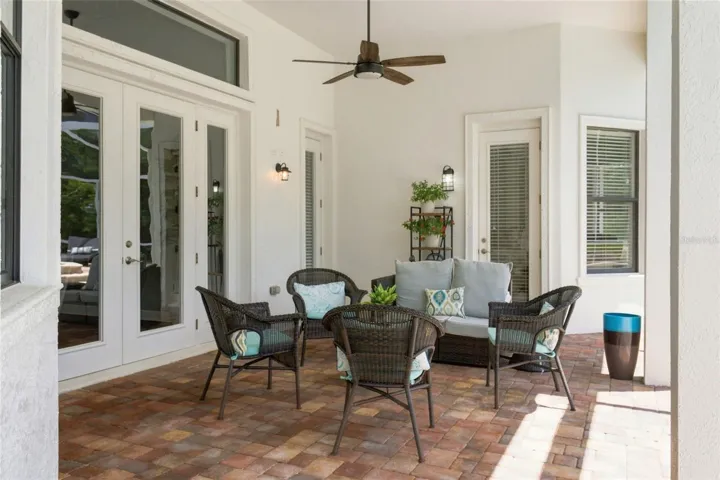 Covered Outdoor Seating Area