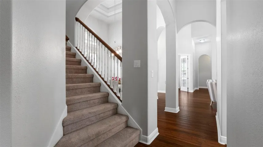 Staircase To Second Floor