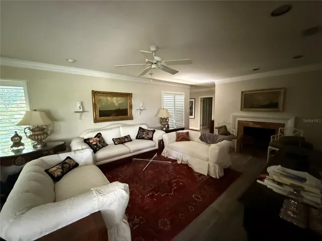 living room/ Fireplace