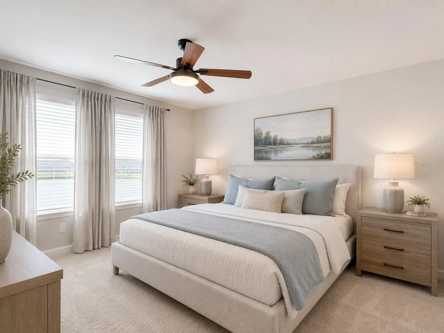 Primary Bedroom - Virtually Staged