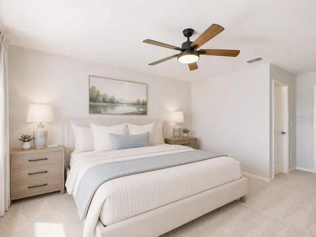 Primary Bedroom - Virtually Staged