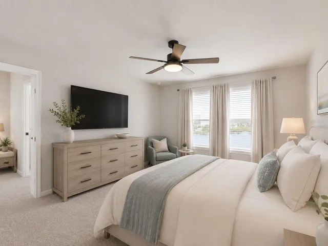 Primary Bedroom - Virtually Staged