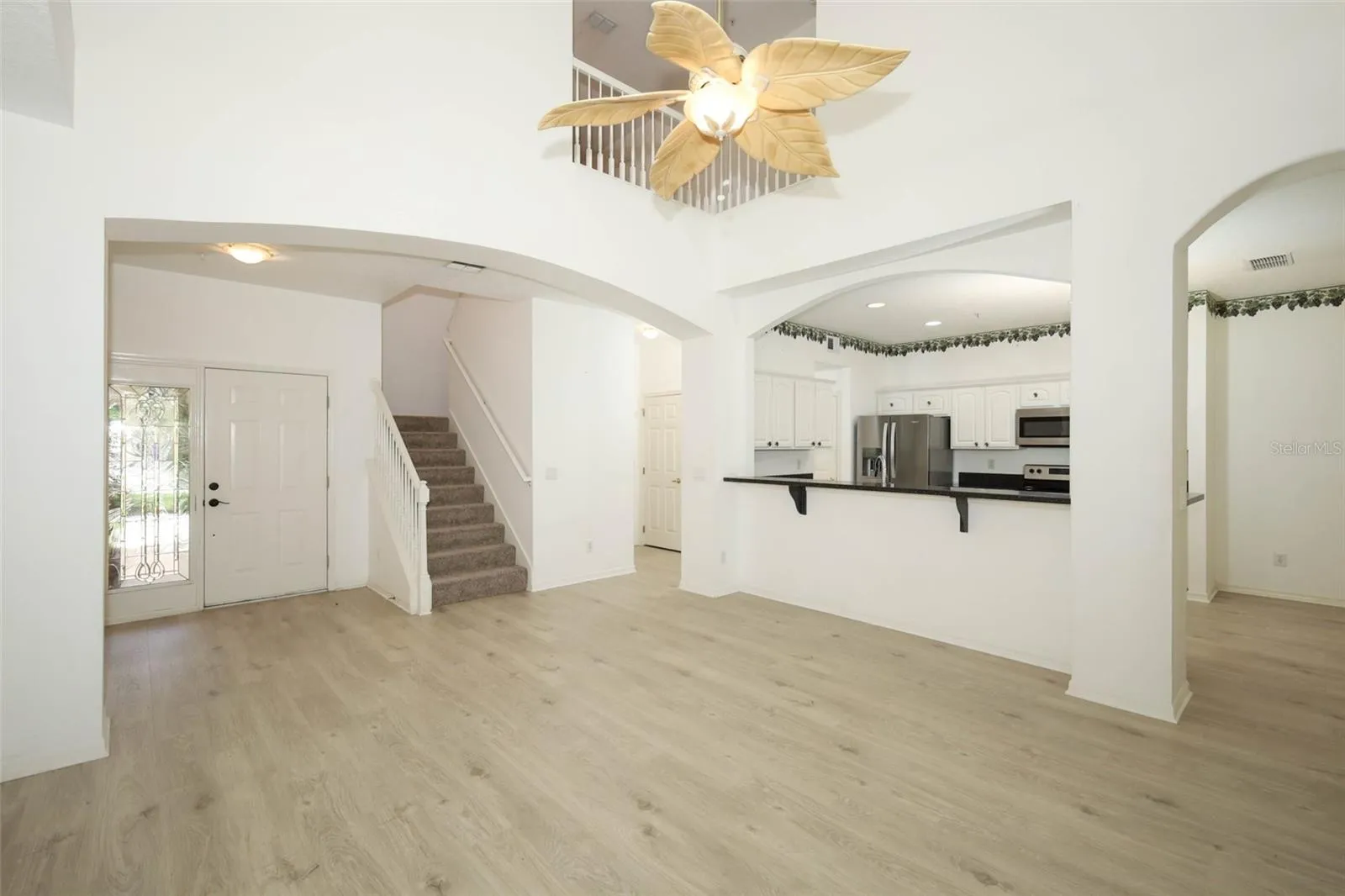 Family Room Foyer Stairs shot