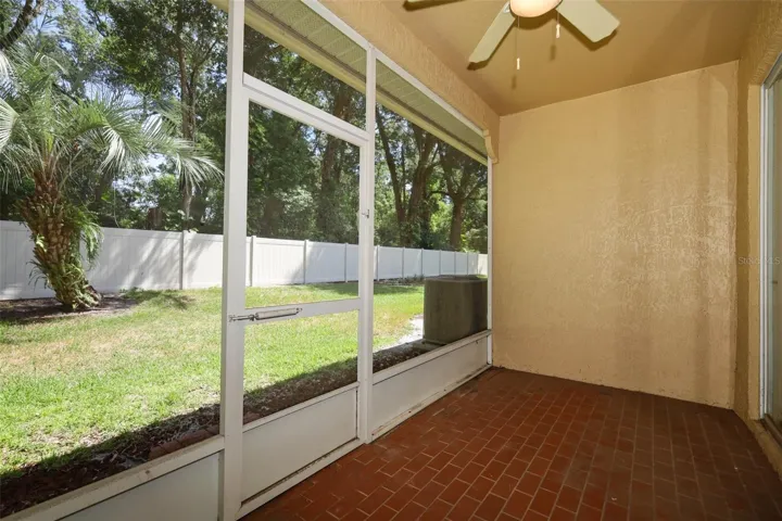 Screened Patio View 2