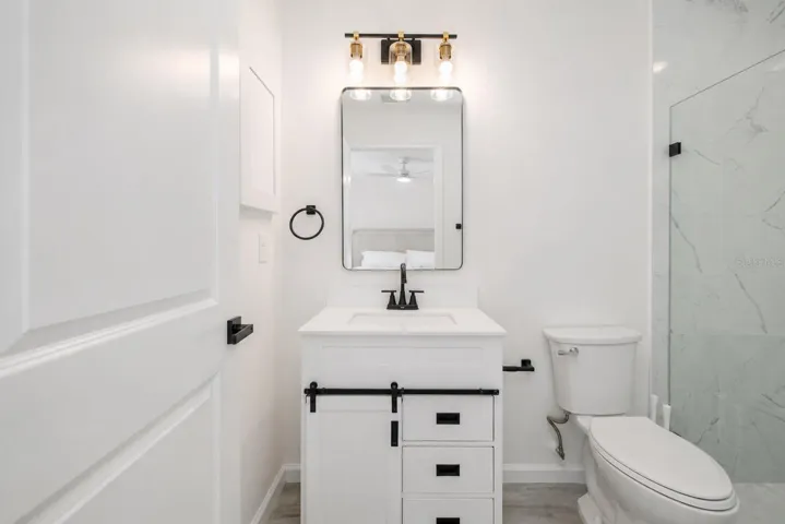 Master ensuite with walk-in shower.