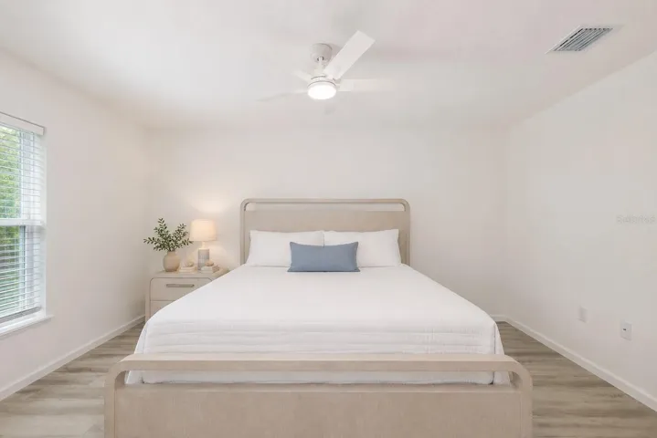 Master bedroom with ensuite and walk-in closet.
