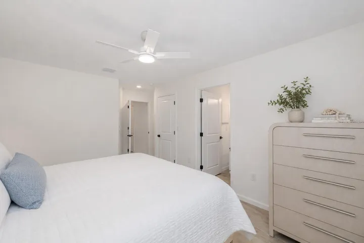 Master bedroom with ensuite and walk-in closet.