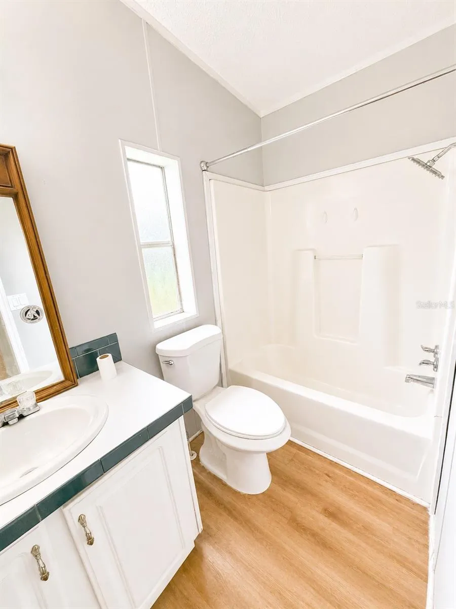 color enhanced spare bathroom