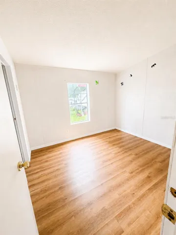 color enhanced spare bedroom