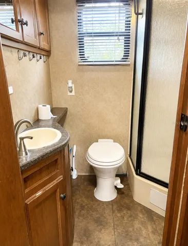 Camper bathroom