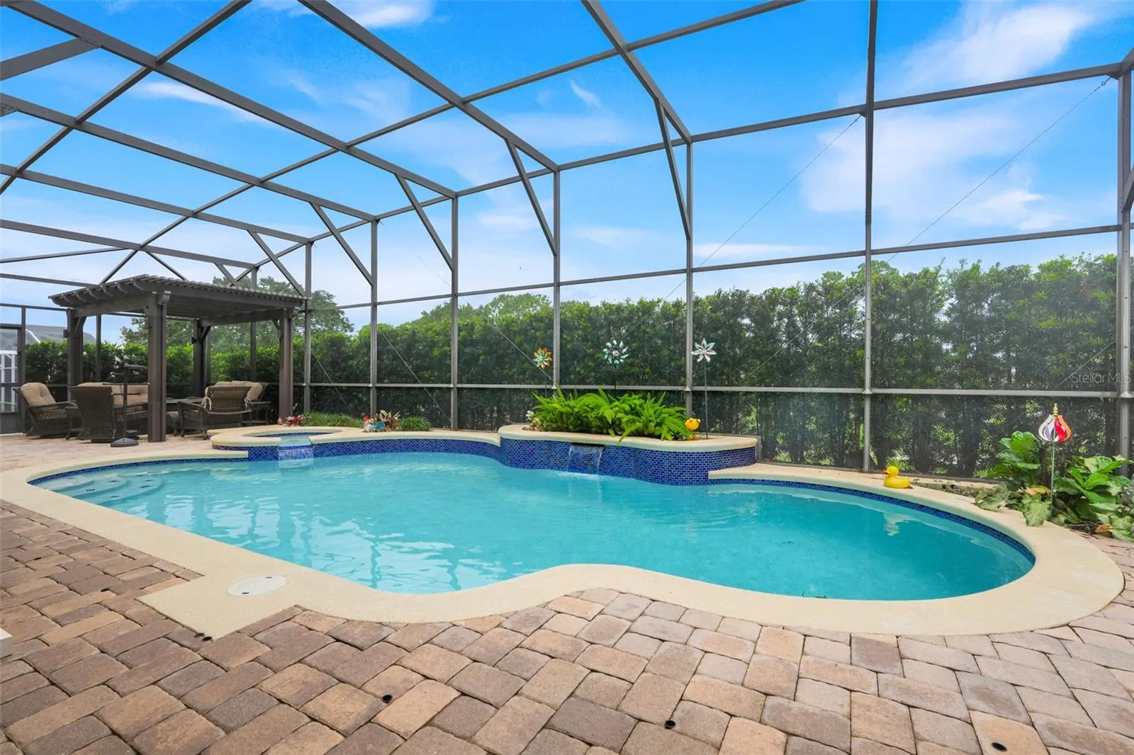 Resurfaced pool
