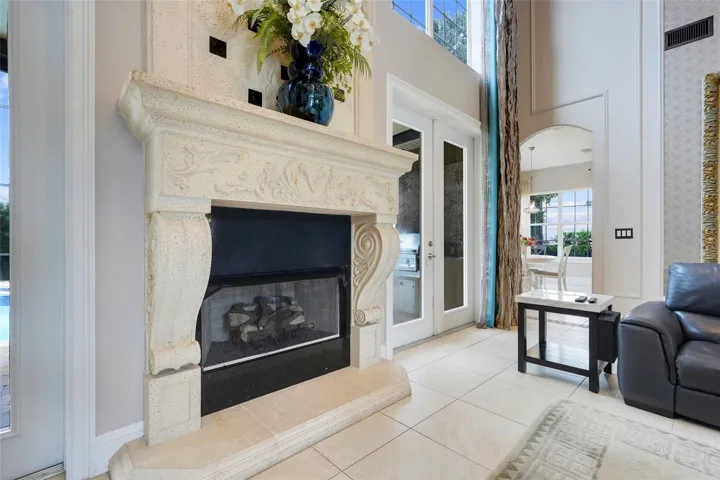 Gas fireplace