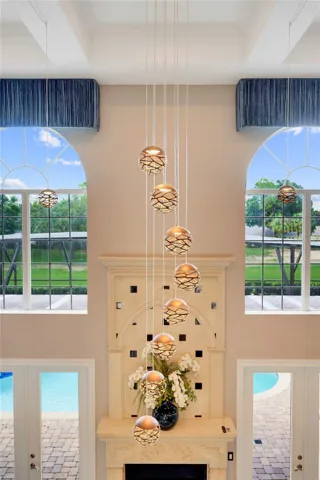 Chandeliers imported from Spain