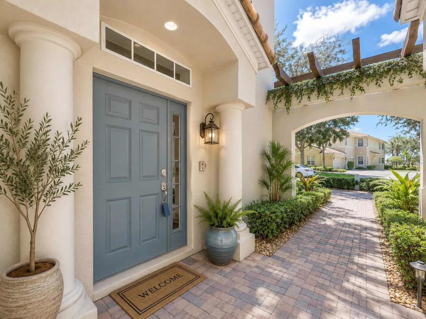 Front Door Entrance - virtually staged