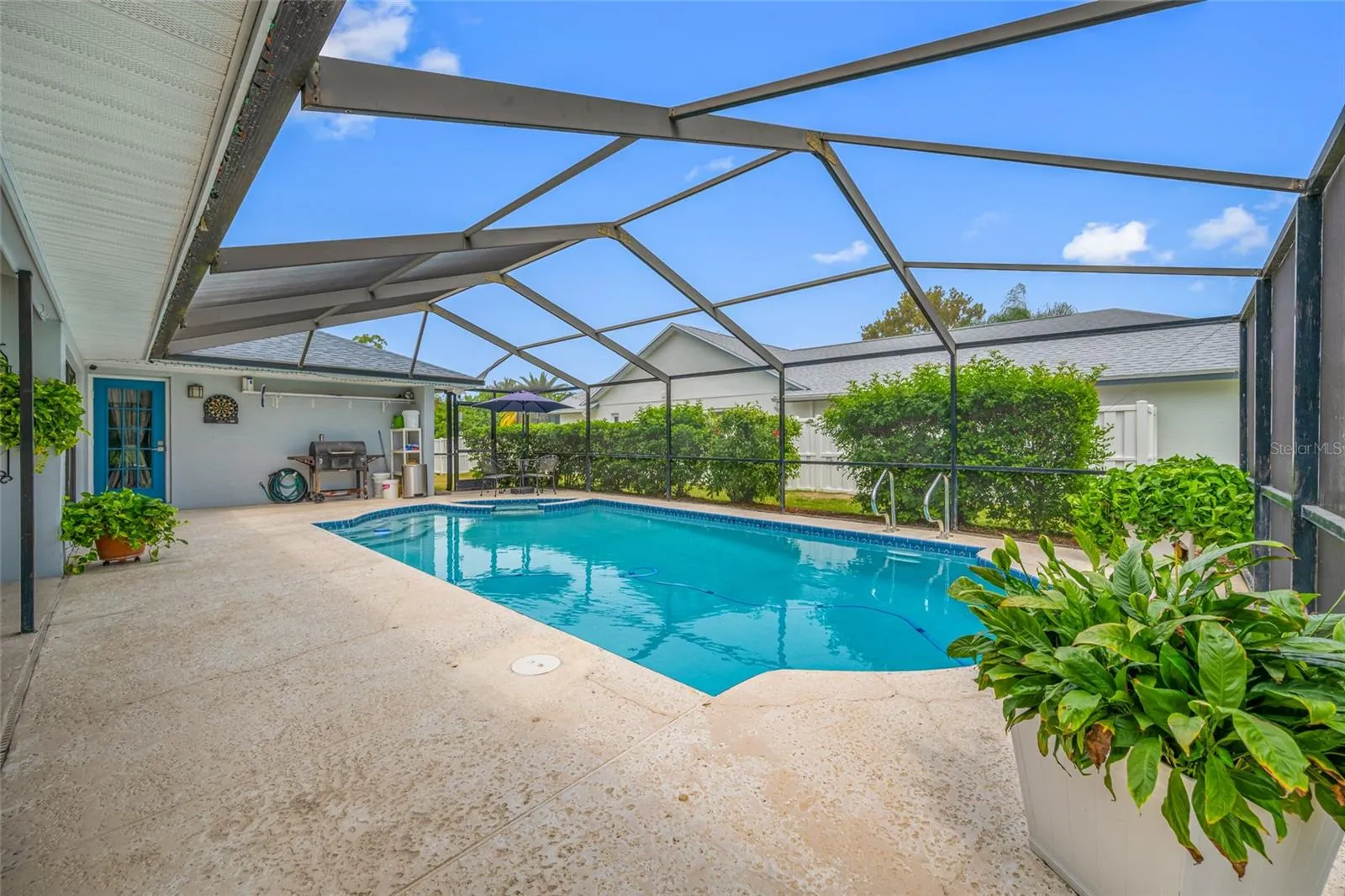 Covered Pool Area