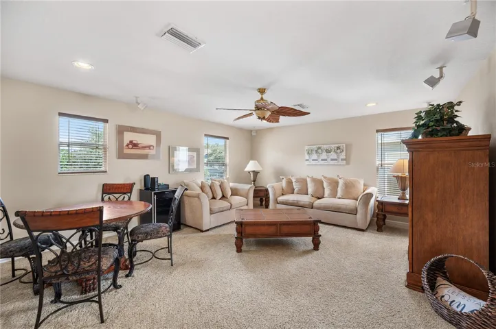 The 2nd floor flex space, how much fun is this , the space is VERY large and will accommodate a large group.