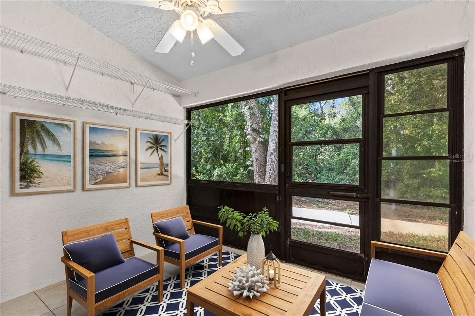 Virtually Staged Back Porch