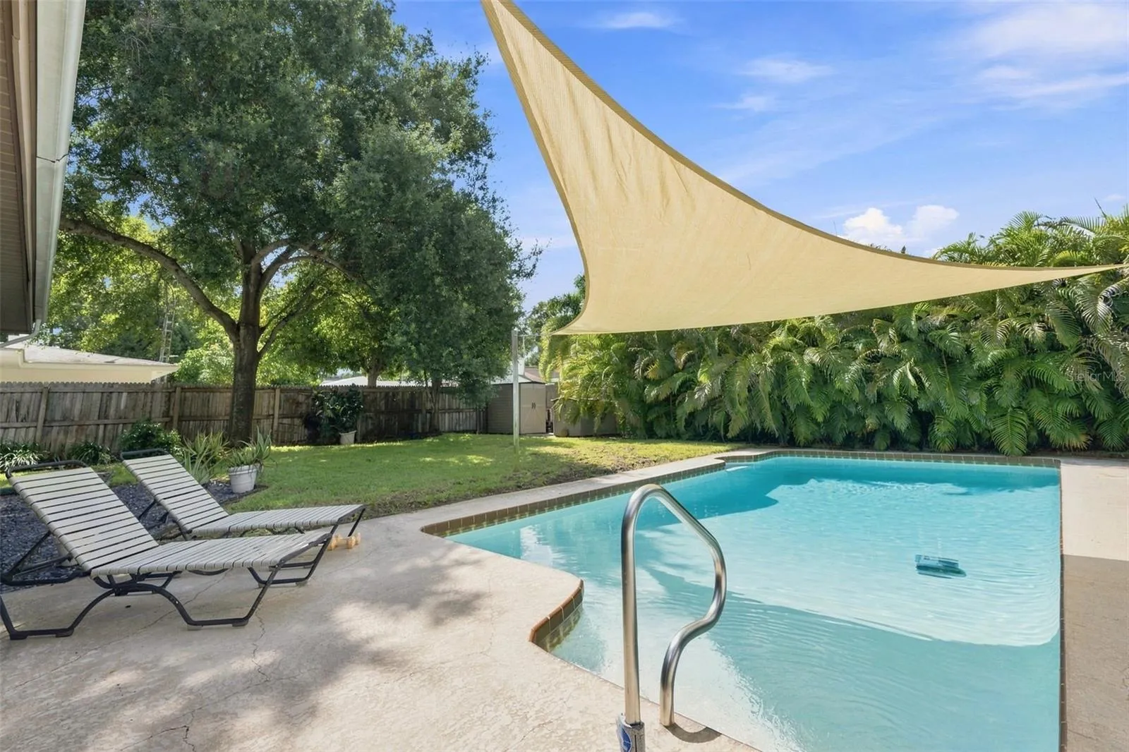 Private Saltwater Pool with New Equipment