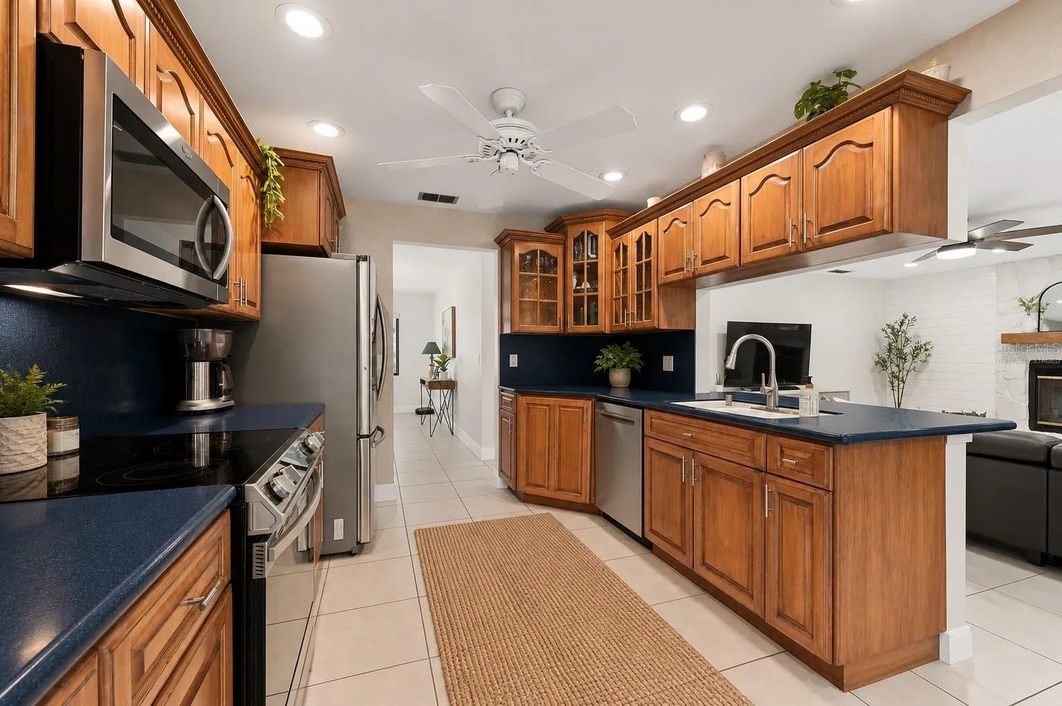 Corian Countertops -Virtually Staged