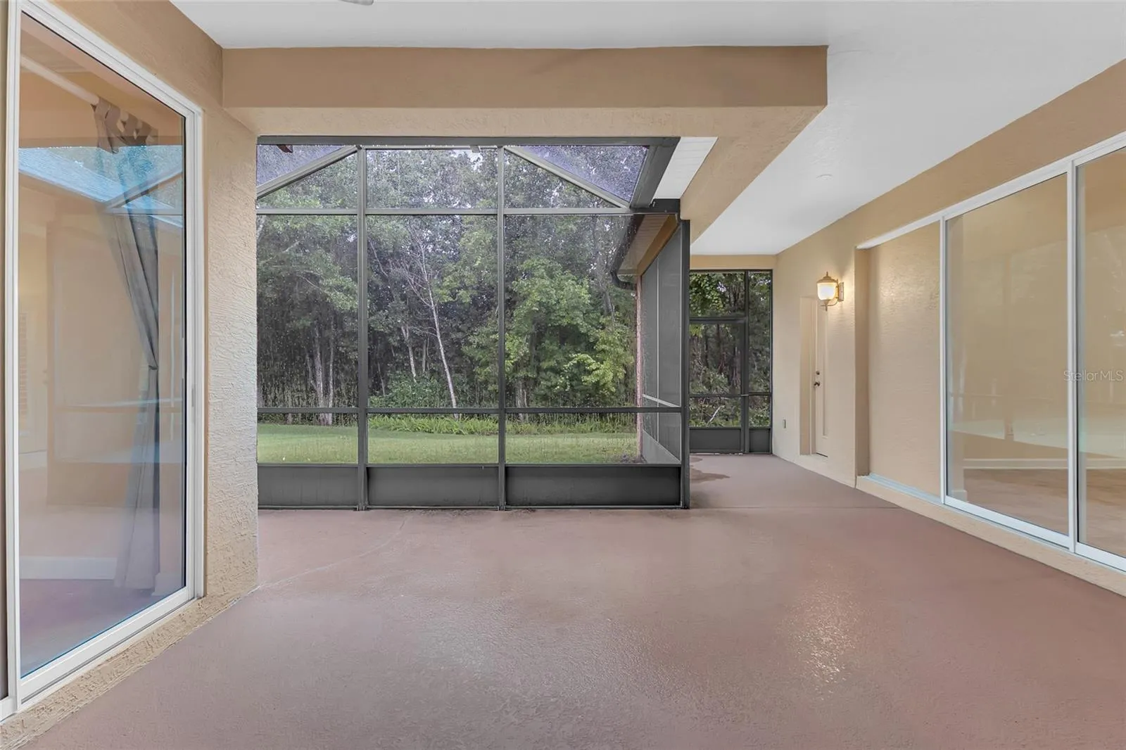 Rear Screened Lanaie View from Formal Living Room